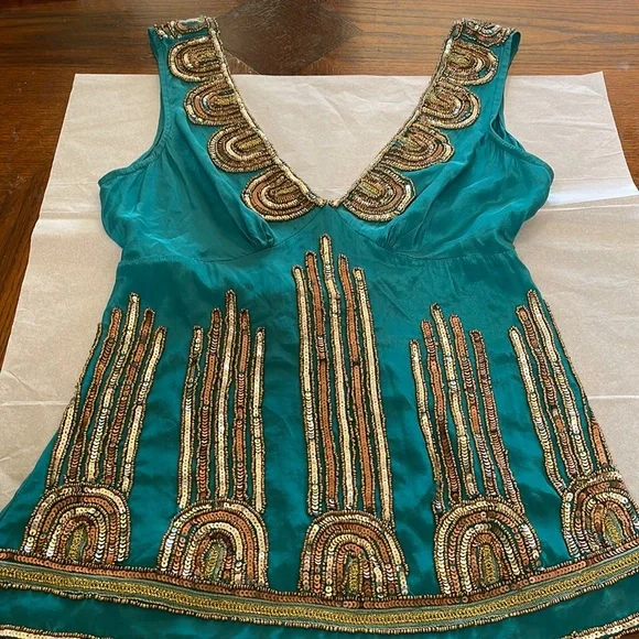 Tracy Reece Blouse Beautiful 💯% Silk - Picture 2 of 11